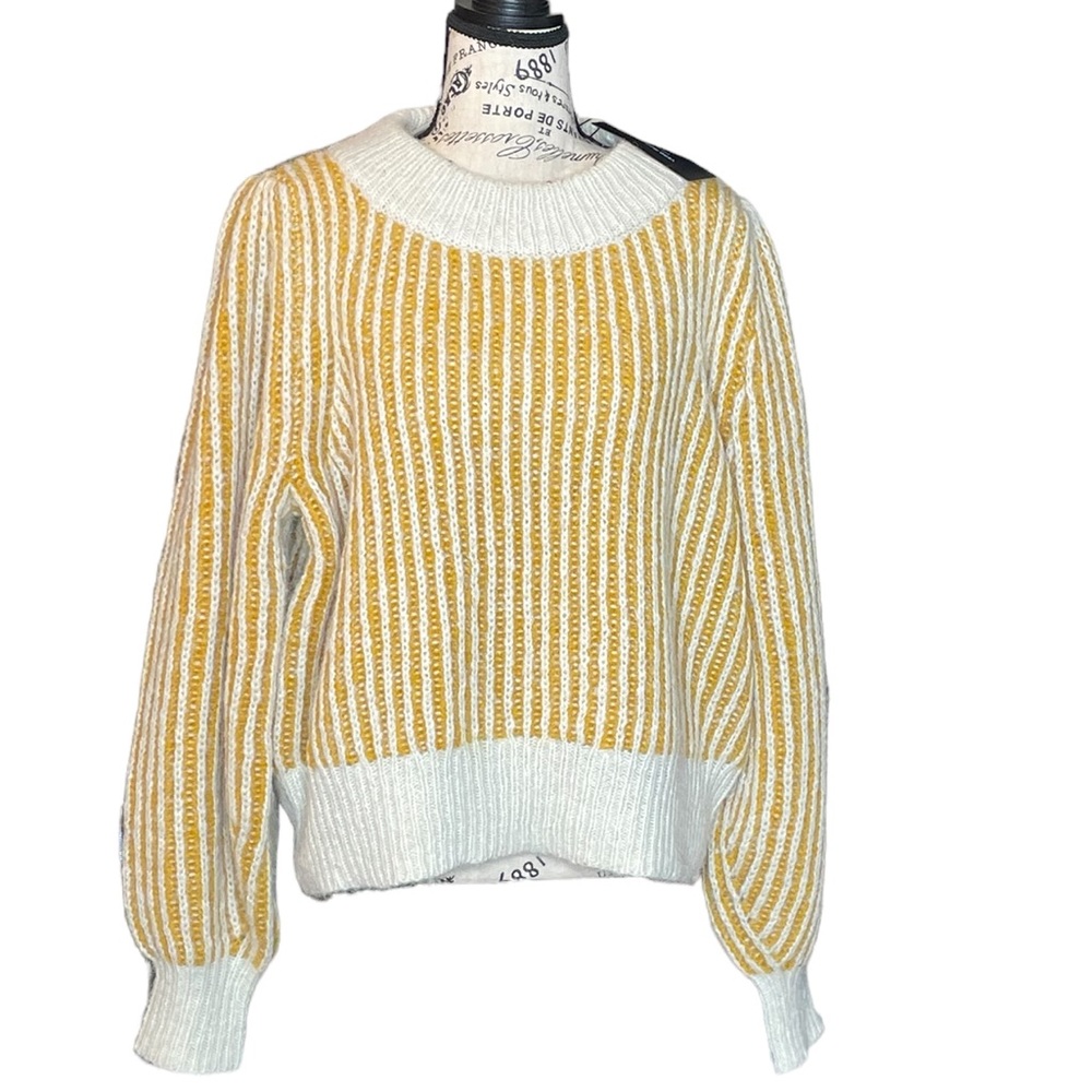Vero Moda Juliette, O Neck, Balloon Sleeve‎ Cropped Sweater, Size 3X, NWT